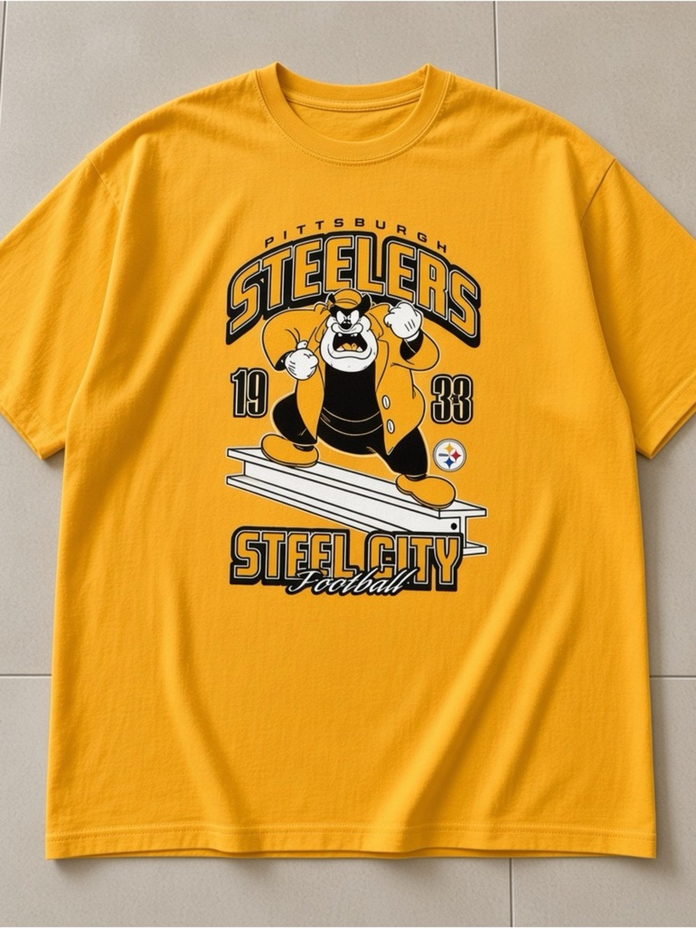 Pete Pittsburgh Steelers Football Disney Champions NFL Daisy T-shirt